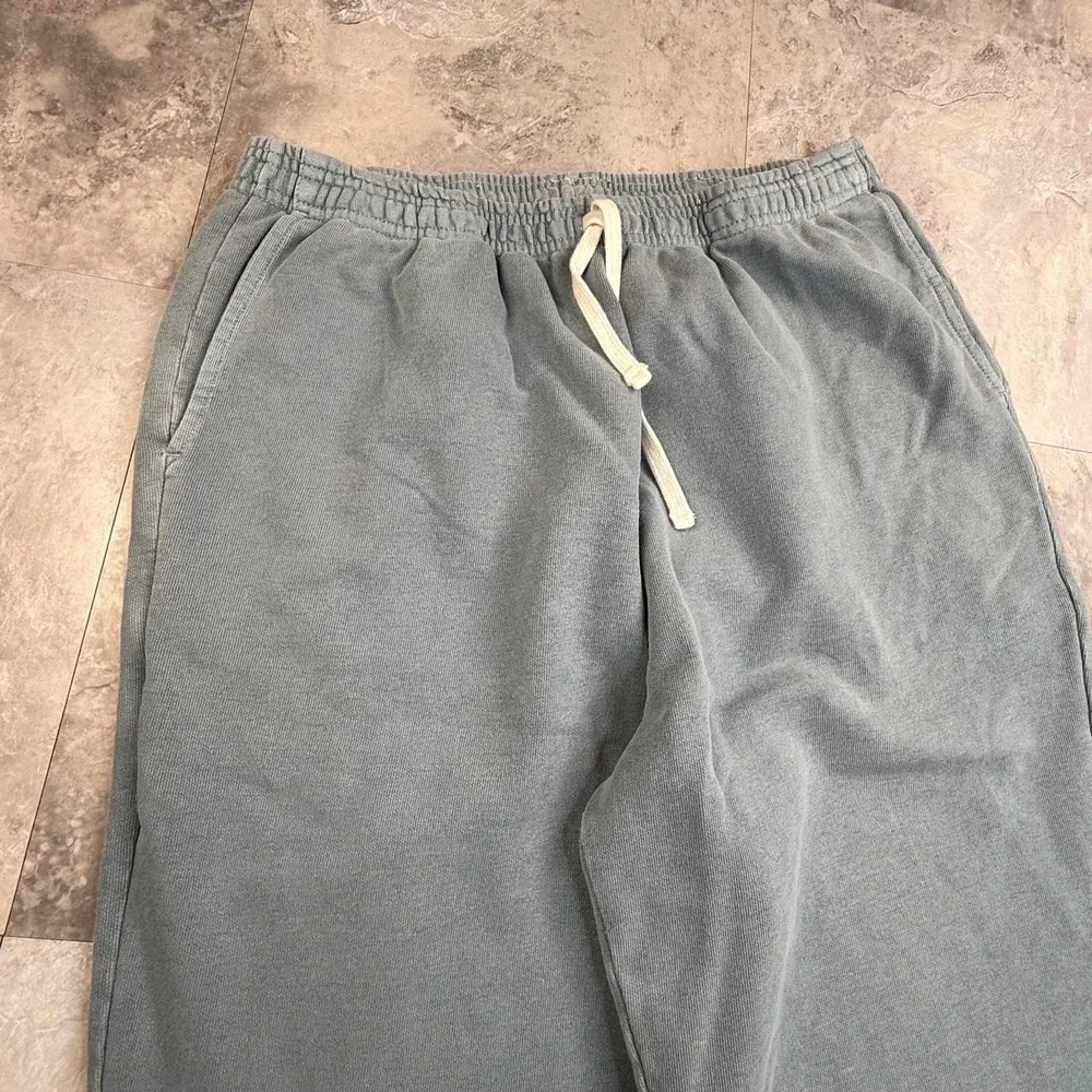 Vintage light blue American apparel heavyweight cotton joggers size xl